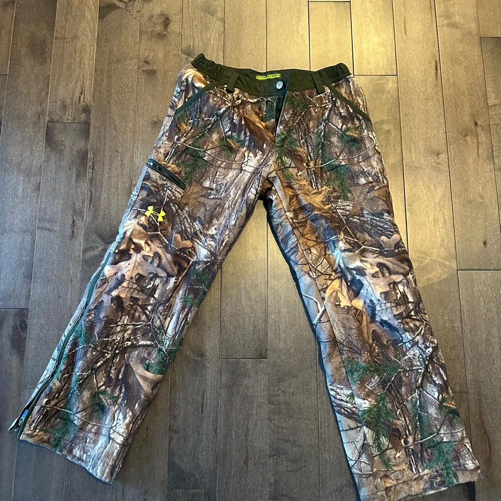 Under Armour Kids' Realtree Camo Pants Warm